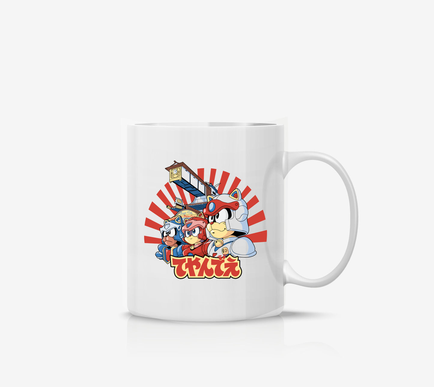 Taza Samurai Pizza Cats