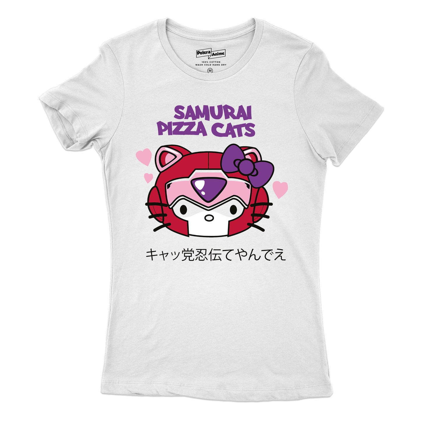 Polera - Hello Kitty Samurai Pizza Cat