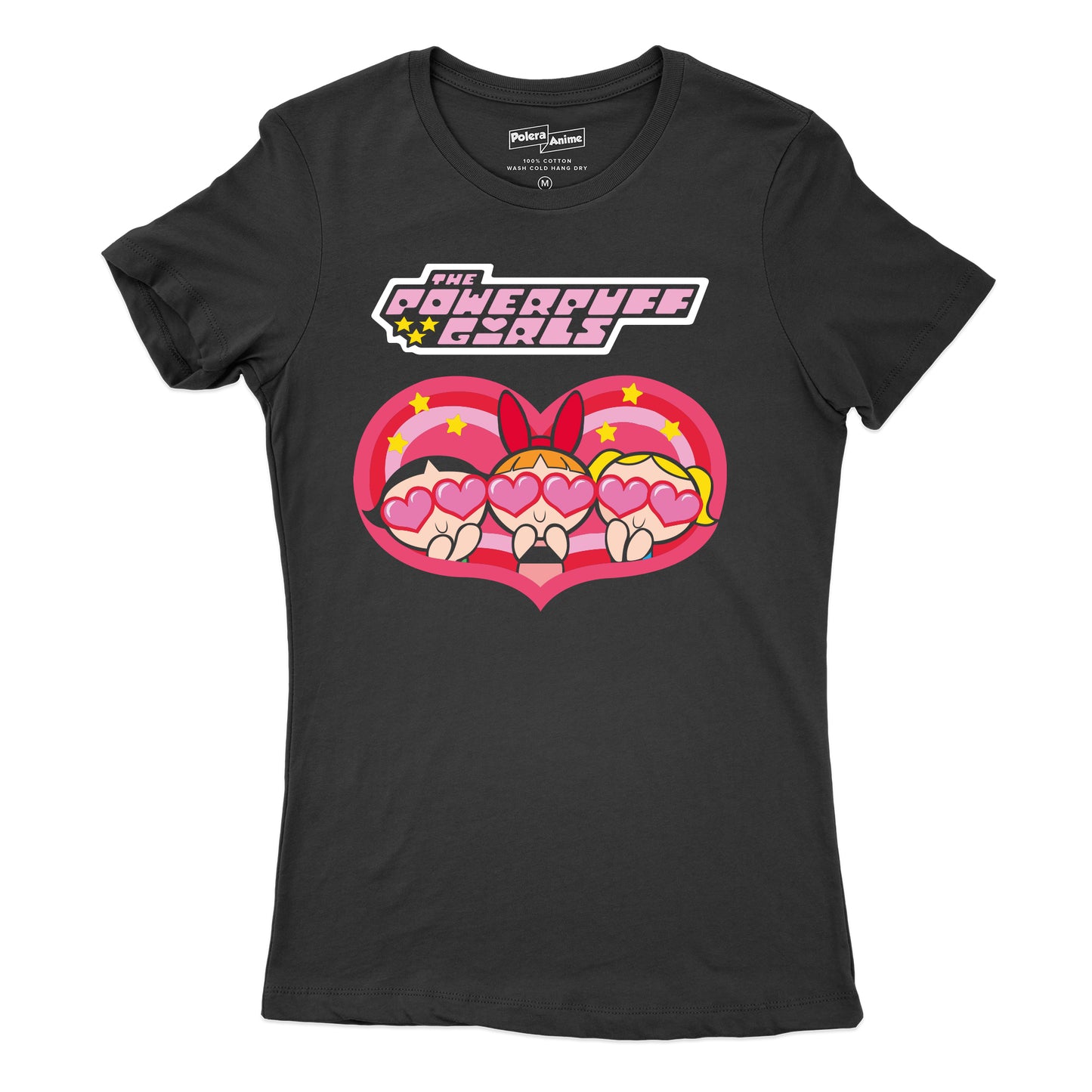 Polera Mujer -  Power Puff Girls Corazon