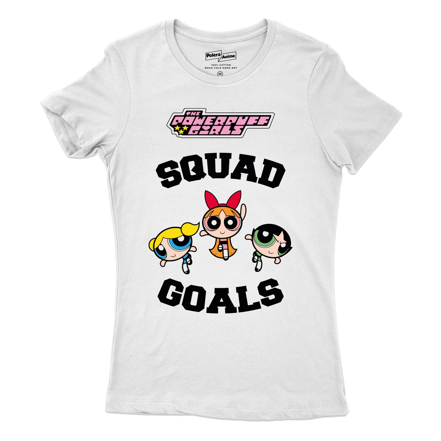 Polera Mujer -  Power Puff Girls Squad