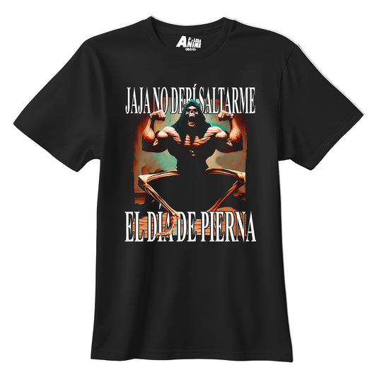 Polera Gym - DÃa De Piernas