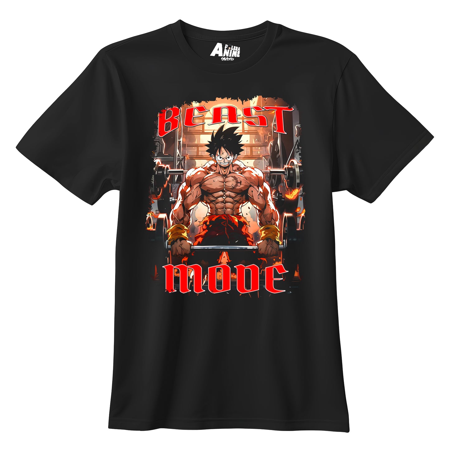 Polera Gym - Luffy