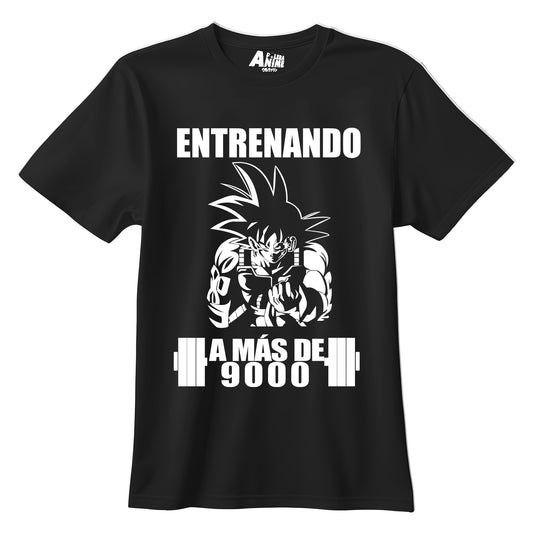 Polera Gym - Entrenado a Mas De 9000