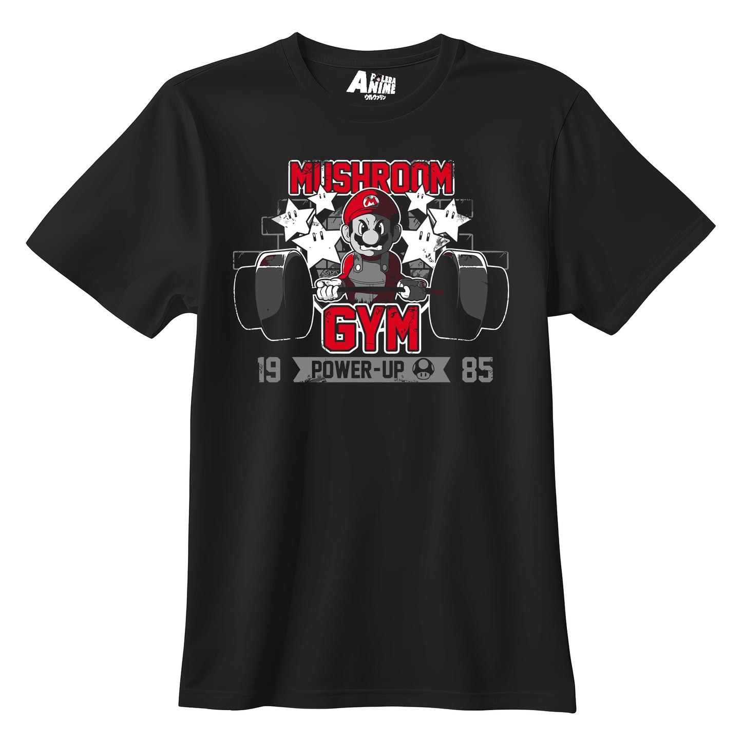 Polera Gym - Mushroom Mario Gym