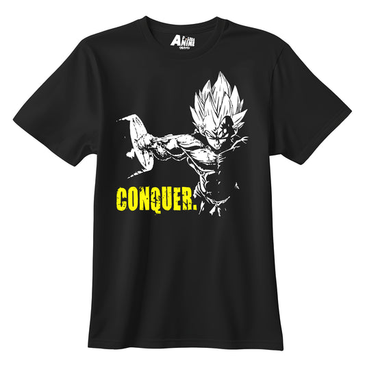 Polera Gym - Vegeta Conquer
