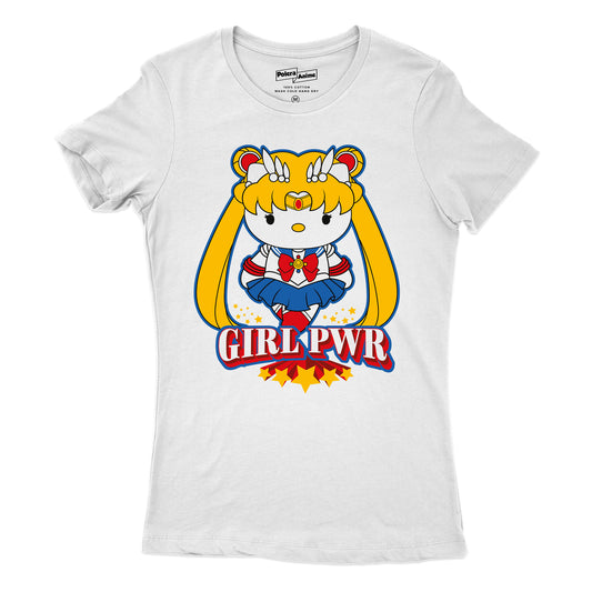 Polera Mujer -  hello Kitty X Sailor Moon