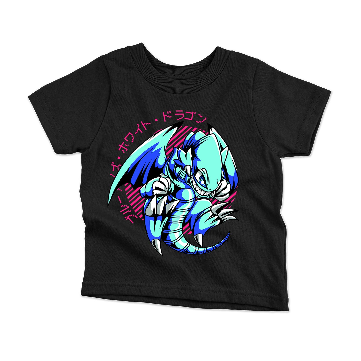 Polera Niños - Yu-Gi-HO Dragon Blanco Ojos Azules