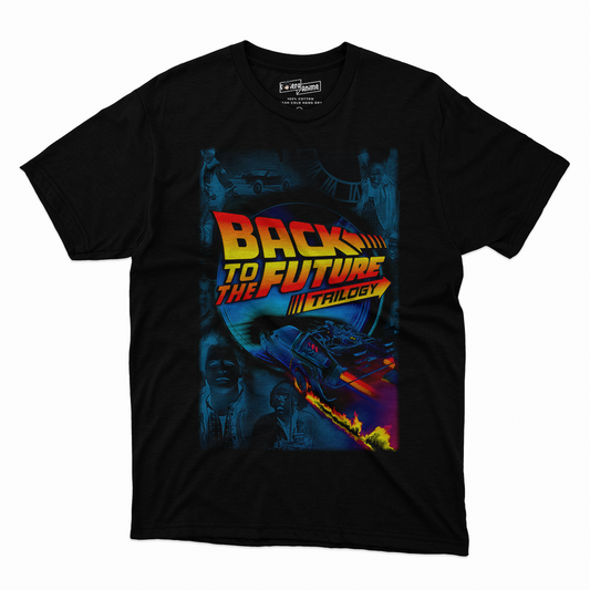 Polera Back To The Future Trilogy - Volver al futuro Trilogía