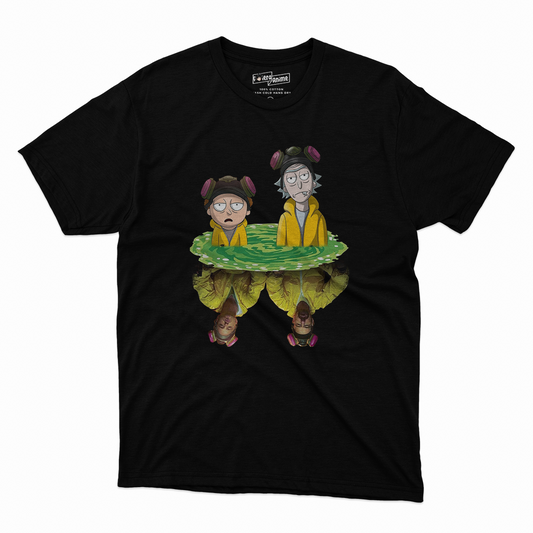 Polera Crosovers - Breaking Bad x Rick And Morty