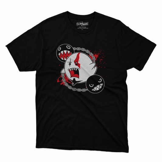 Polera Crosovers - Mario Bros x God Of War