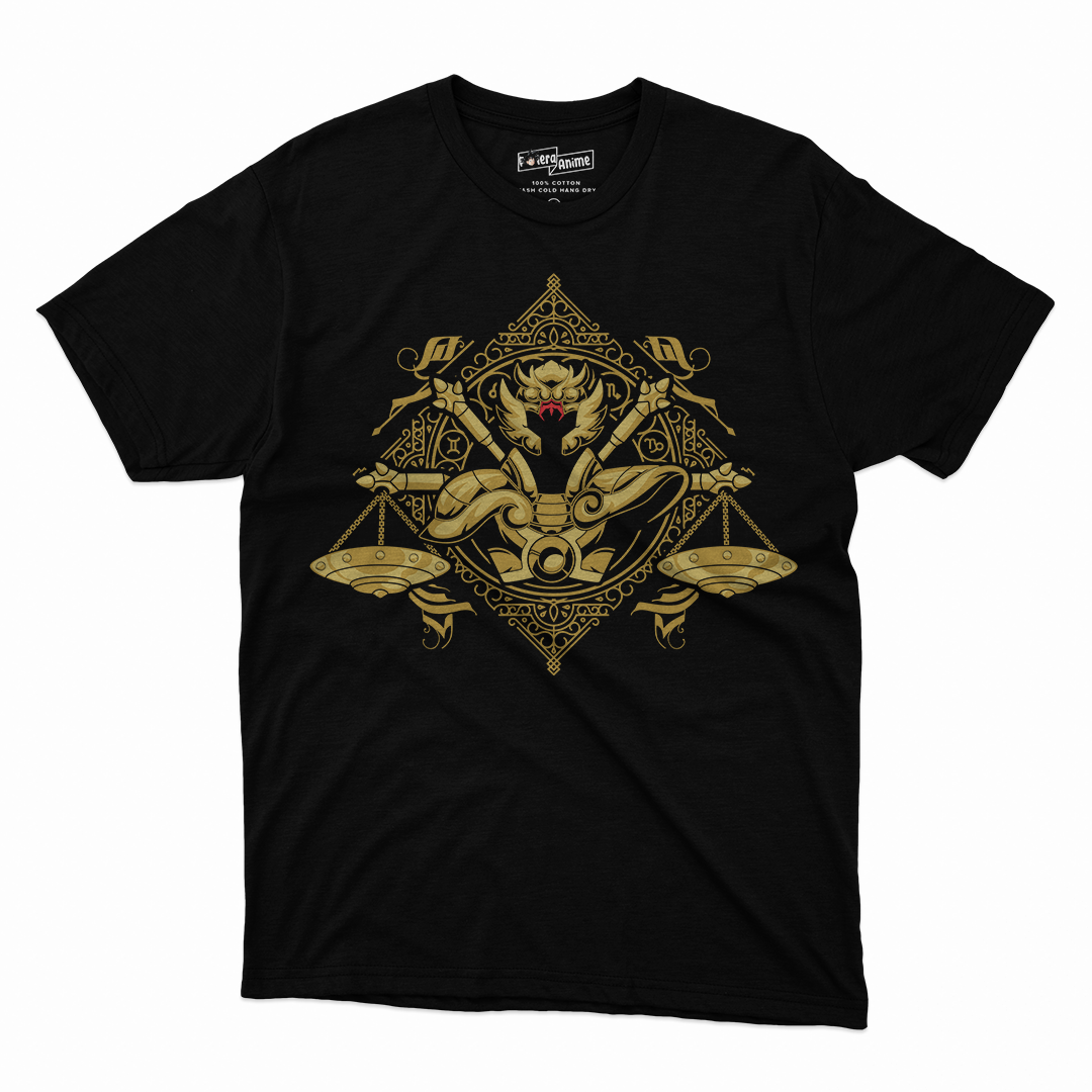 Polera Caballeros Del Zodiaco - Armadura De Libra