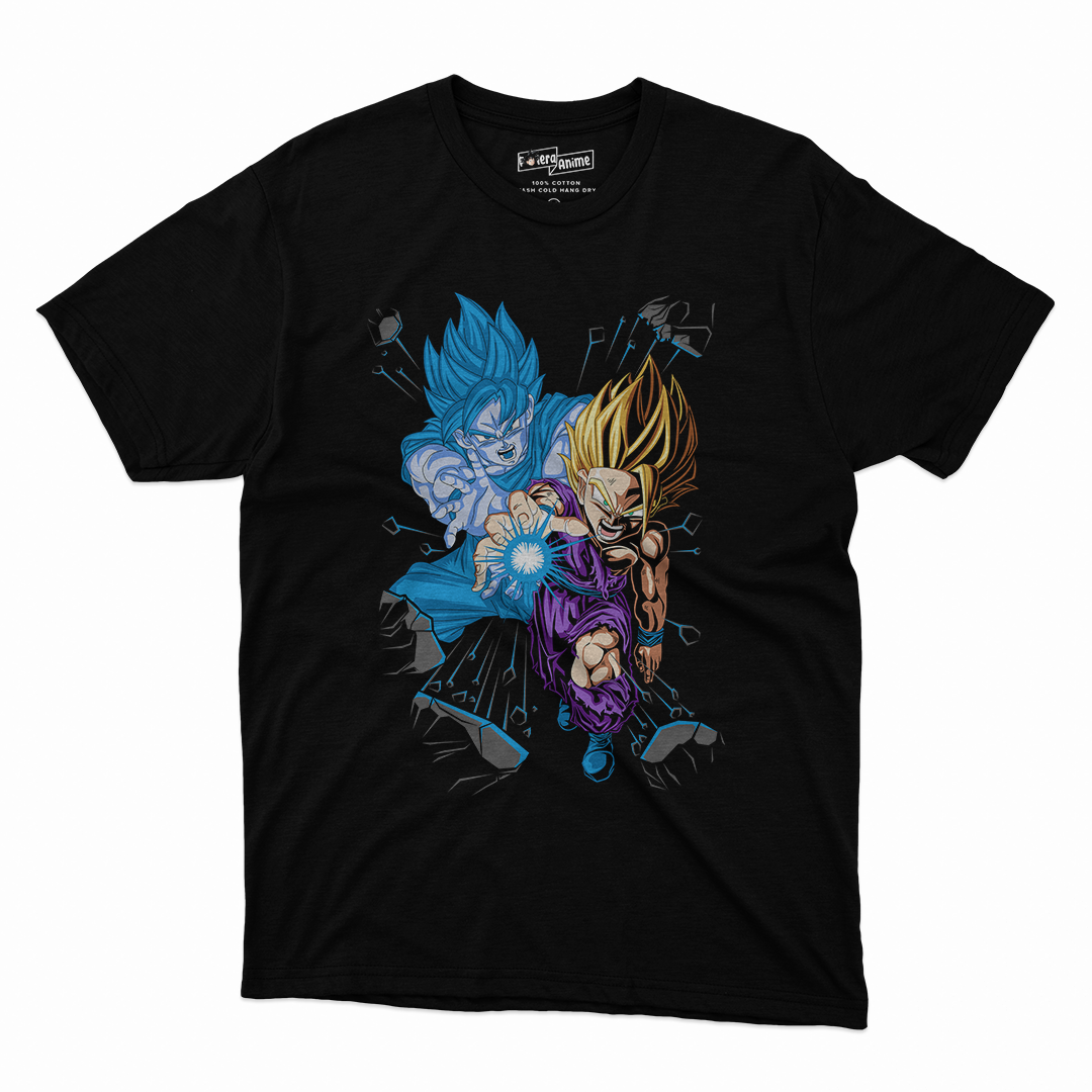 Polera Dragonball - Goku Gohan Kamehameha