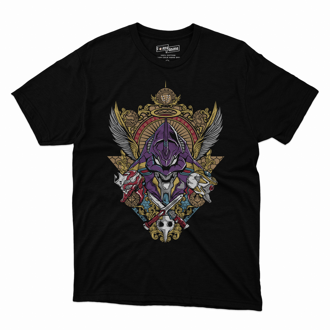 Polera Evangelion - Evas escudo