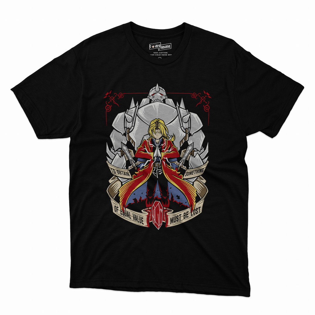 Polera Fullmetal Alchemist - Edward Elric y Alphonse Elric