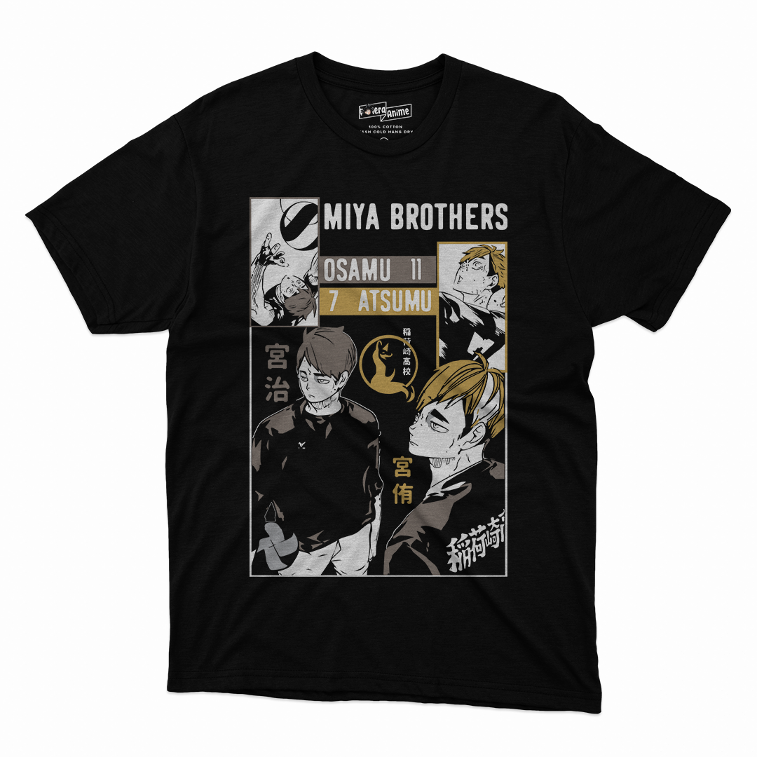 Polera Haikyuu - Miya brothers