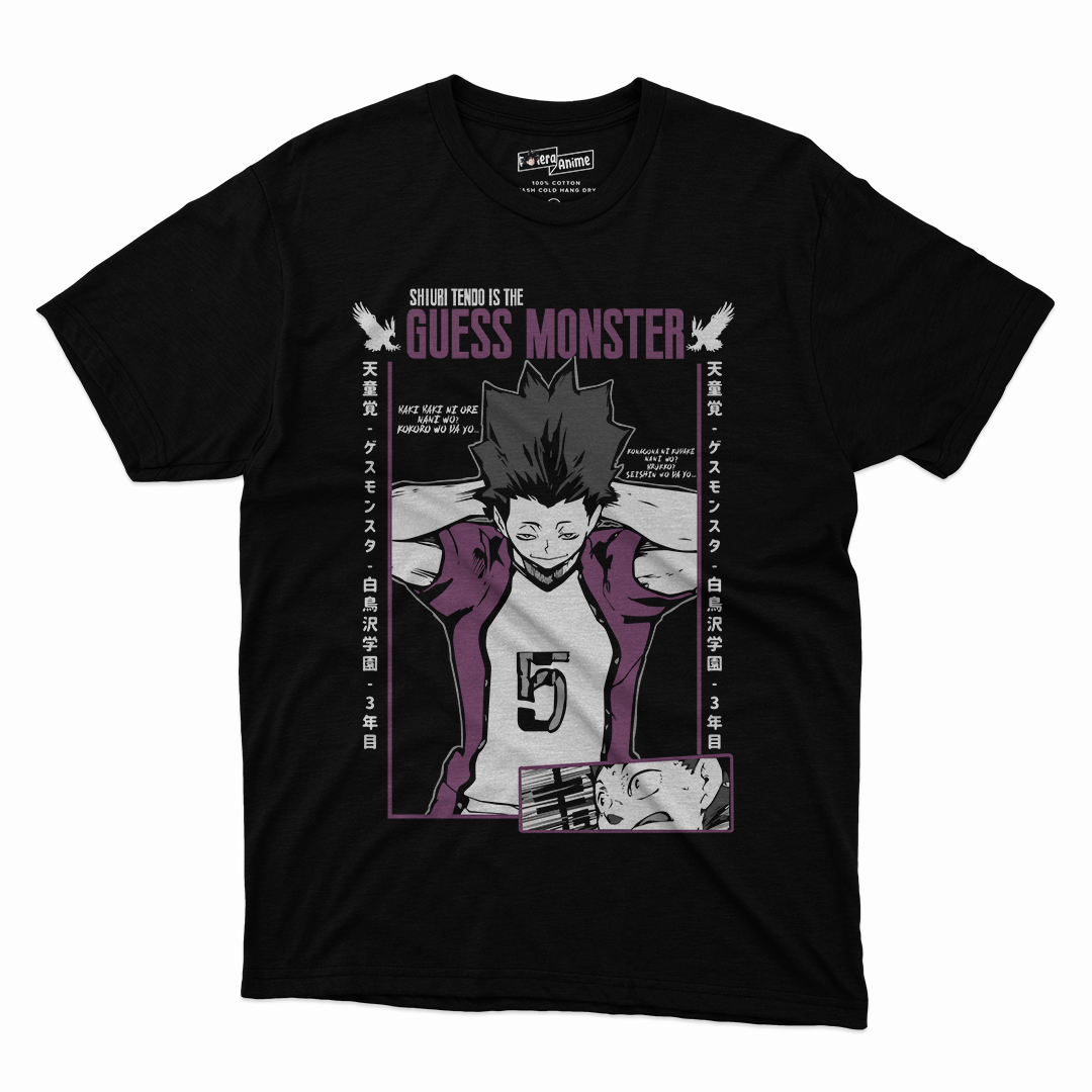 Polera Haikyuu - Shiuri Tendo Guess Monster