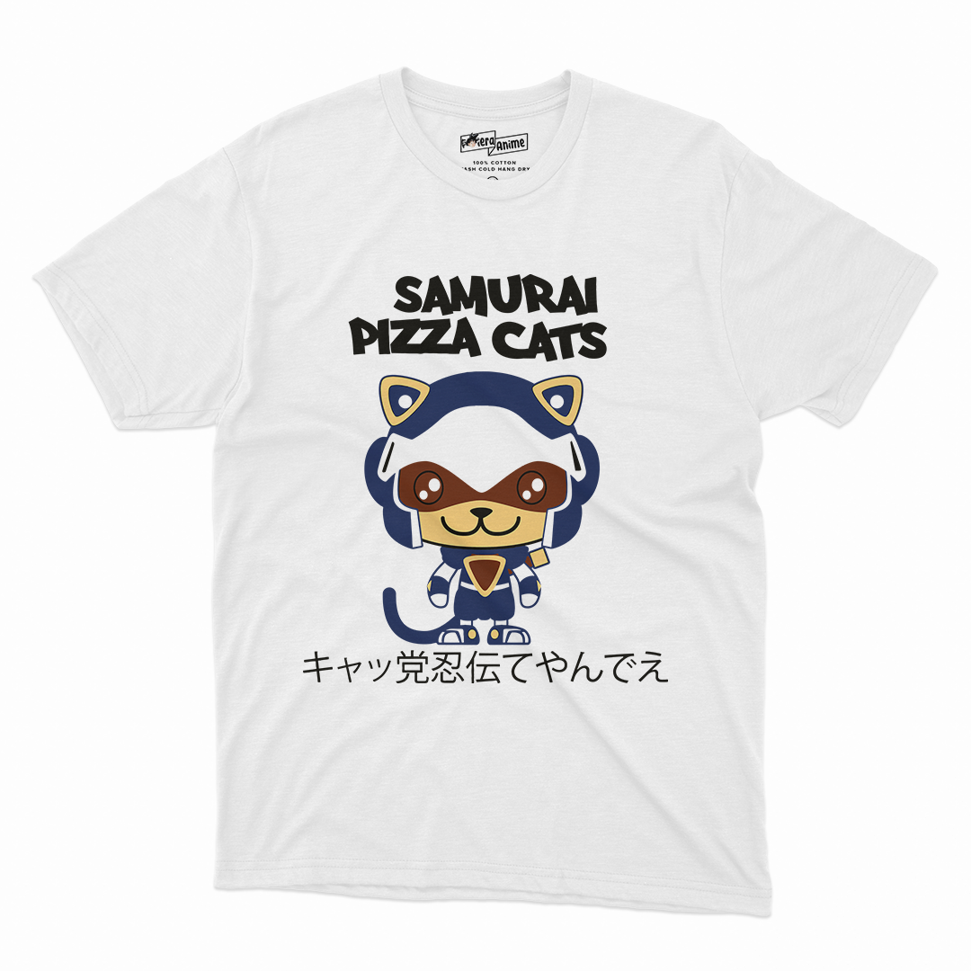 Polera Kawai - Samurai Pizza Cats