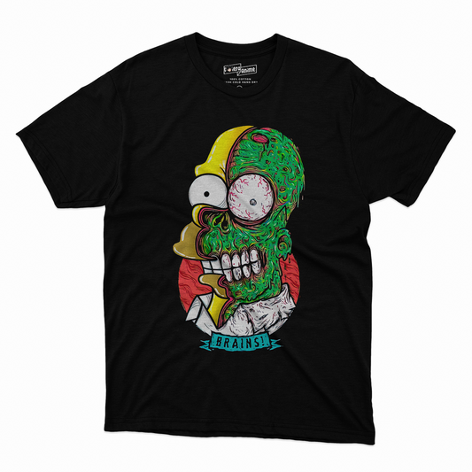 Polera Los Simpson - Homero Brains
