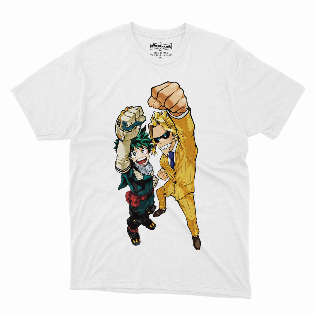 Polera My Hero Academia - Deku x All might