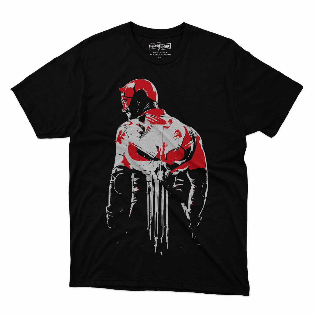 Polera Marvel - Daredevil x Punisher