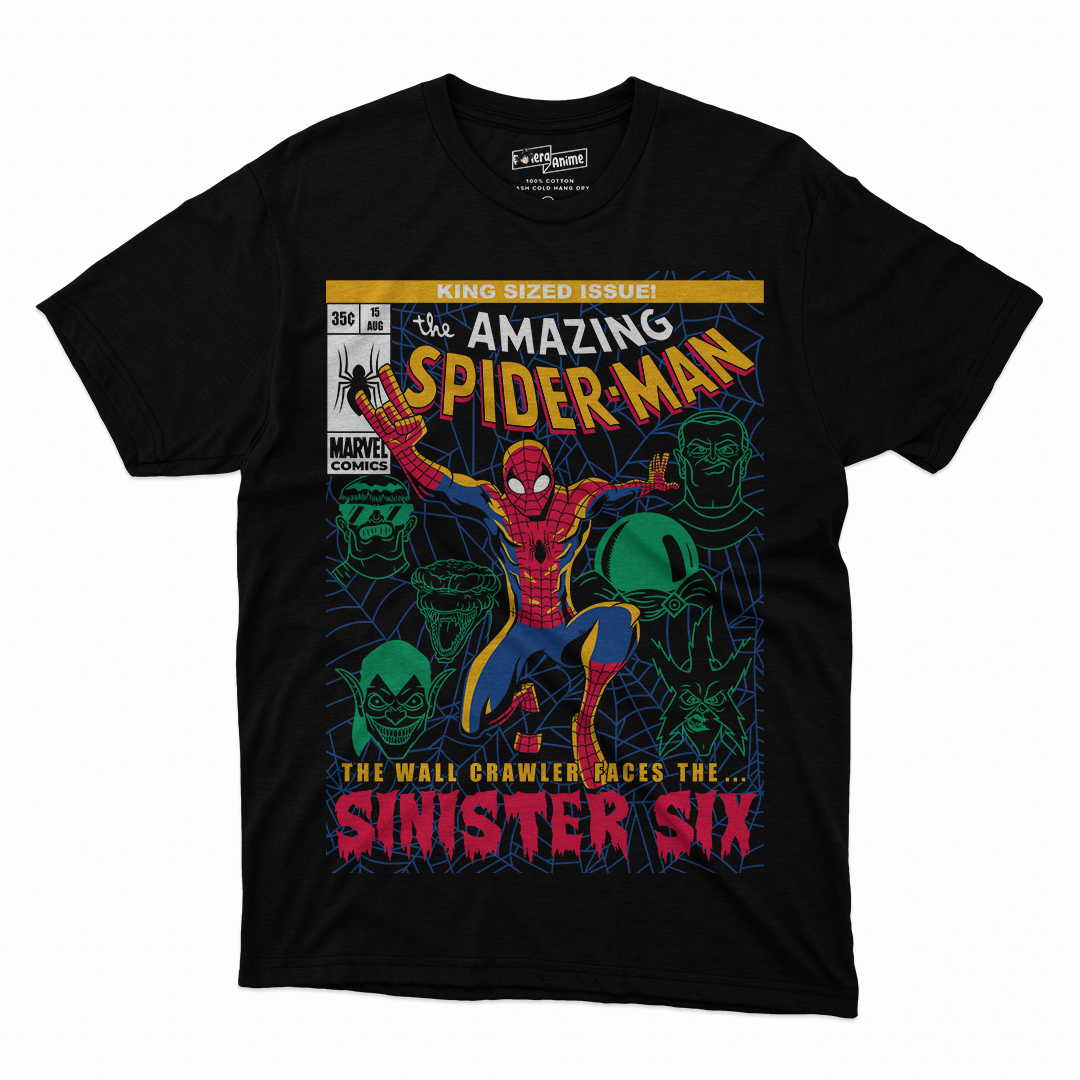 Polera Marvel - Spiderman Sinister Six