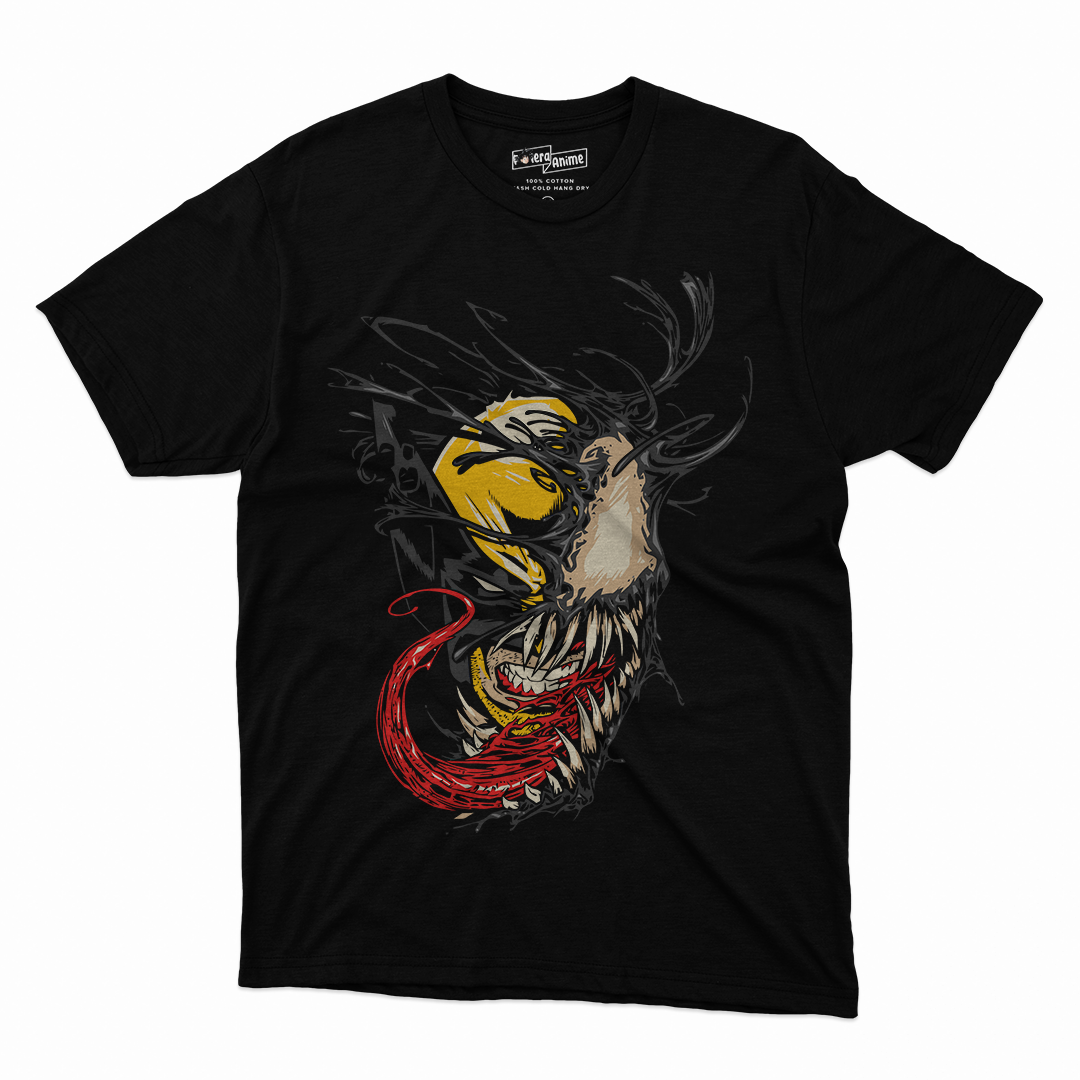 Polera Marvel - Wolverine X Venom