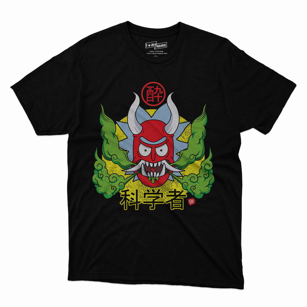 Polera Rick & Morty- Morty Oni Mask