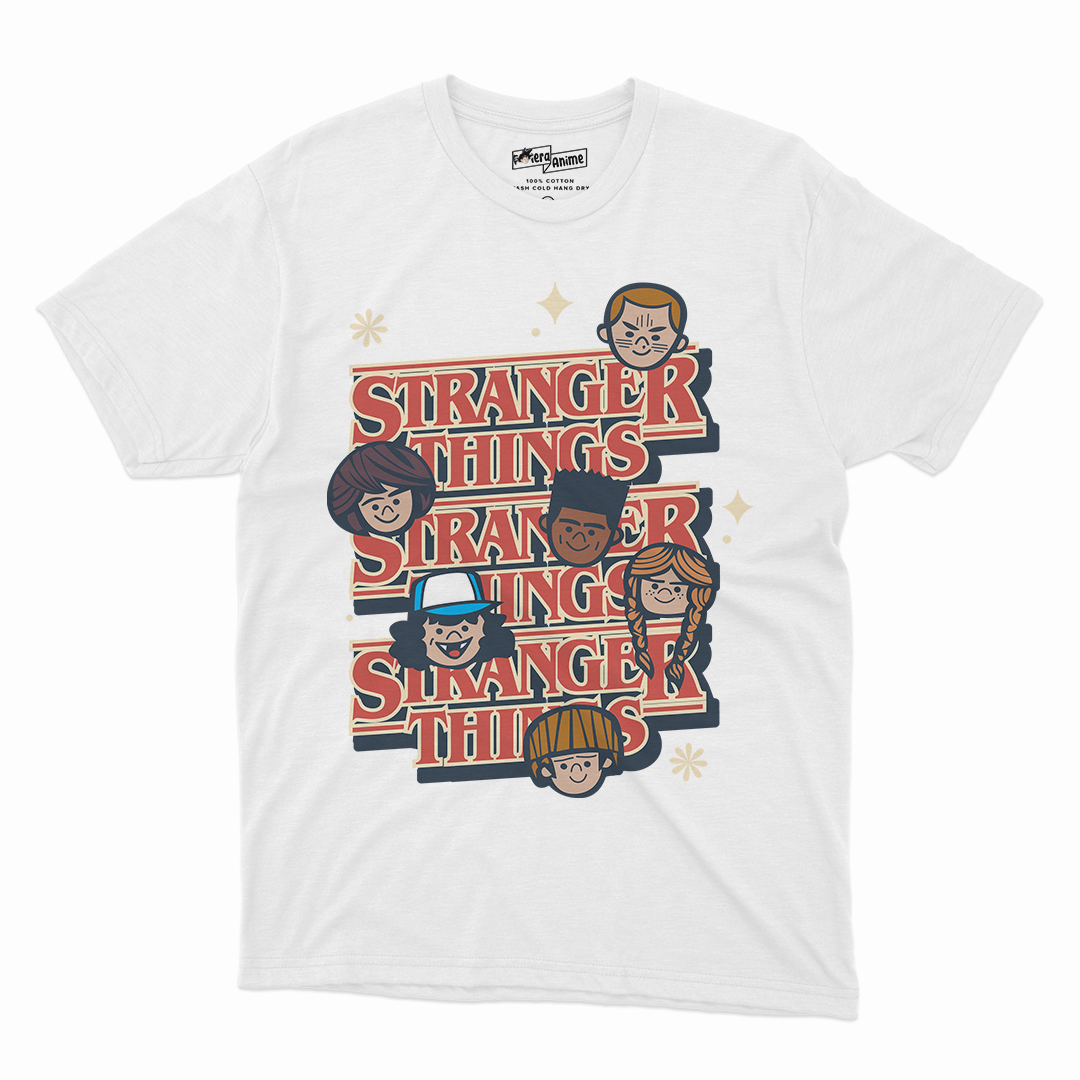 Polera Stranger Things- Personajes