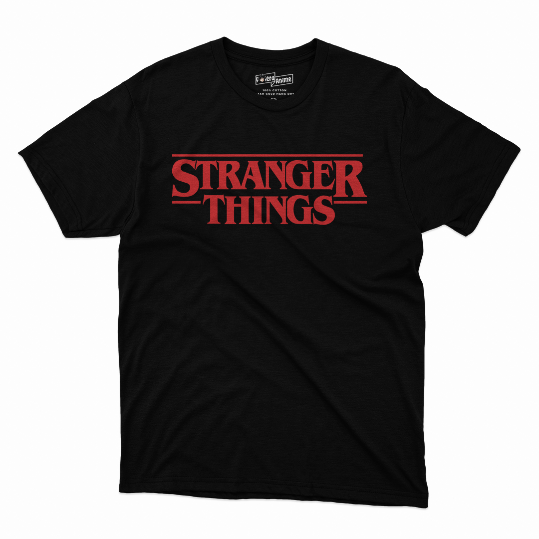 Polera Stranger Things- Logo Stranger Things