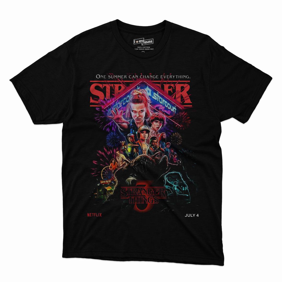 Polera Stranger Things - Personajes