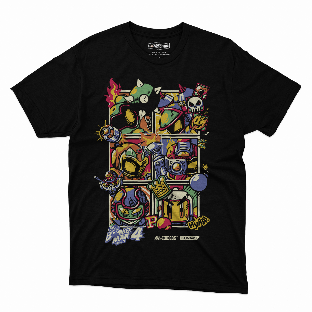 Polera Video Juegos- Bomber Man