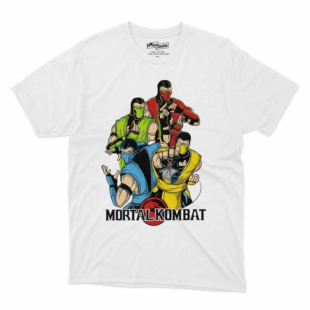 Polera Video Juegos-MK Personajes