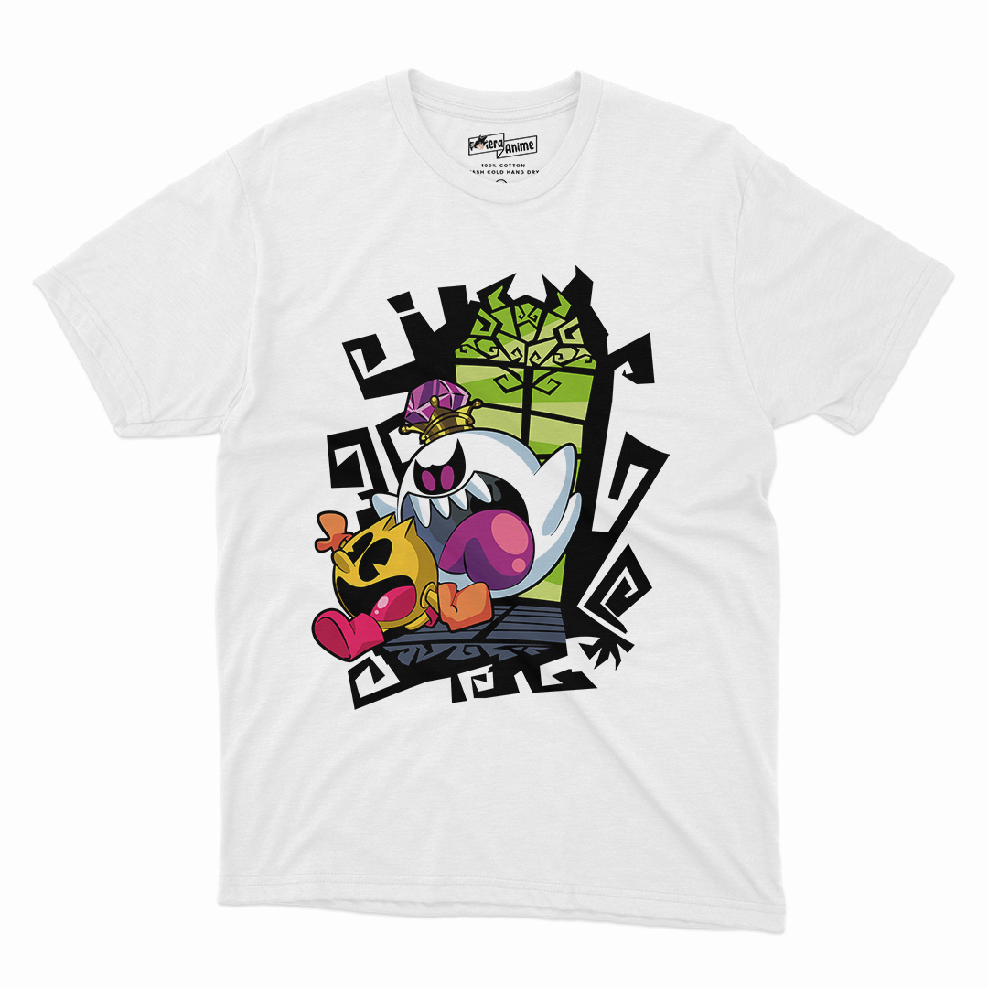 Polera Video Juegos- Boo x Pac-Man