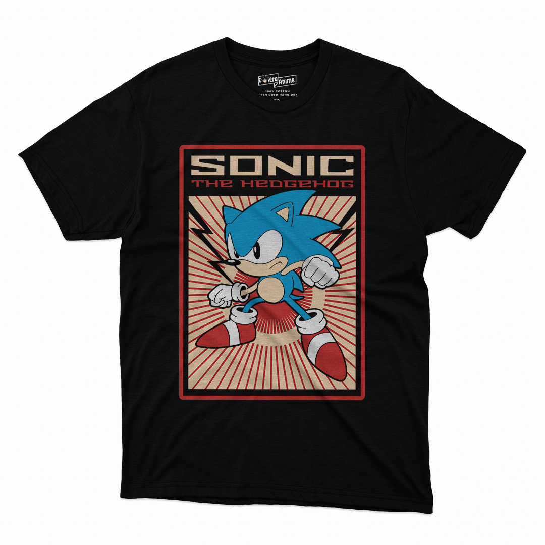 Polera Video Juegos- Sonic