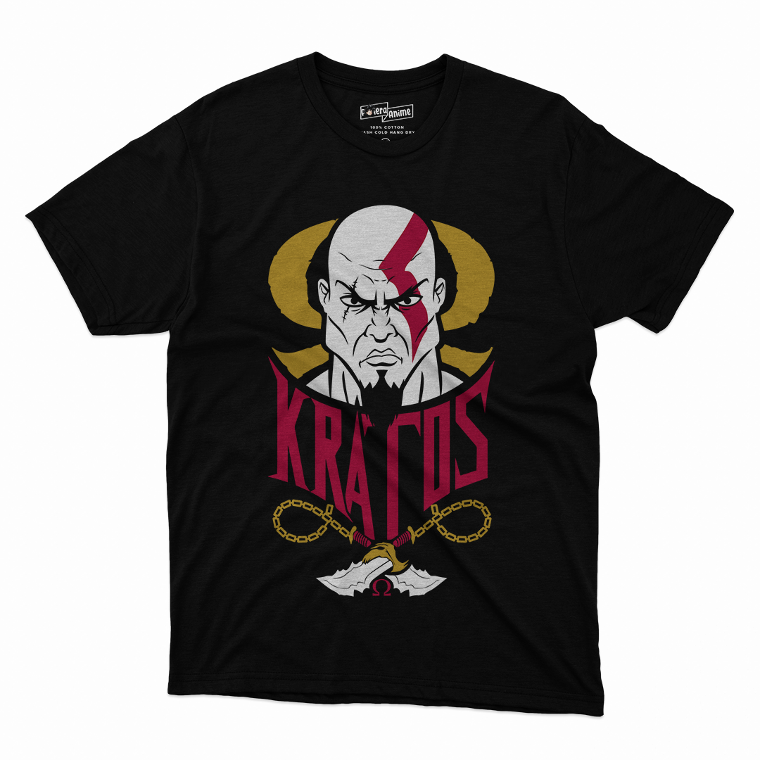 Polera Video Juegos- GOW Kratos
