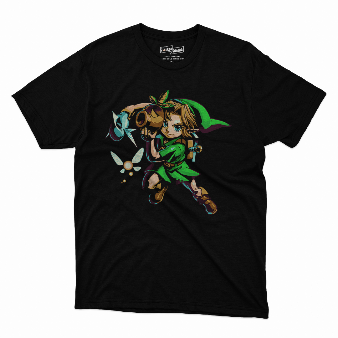 Polera Video Juegos- Link x Navi Zelda