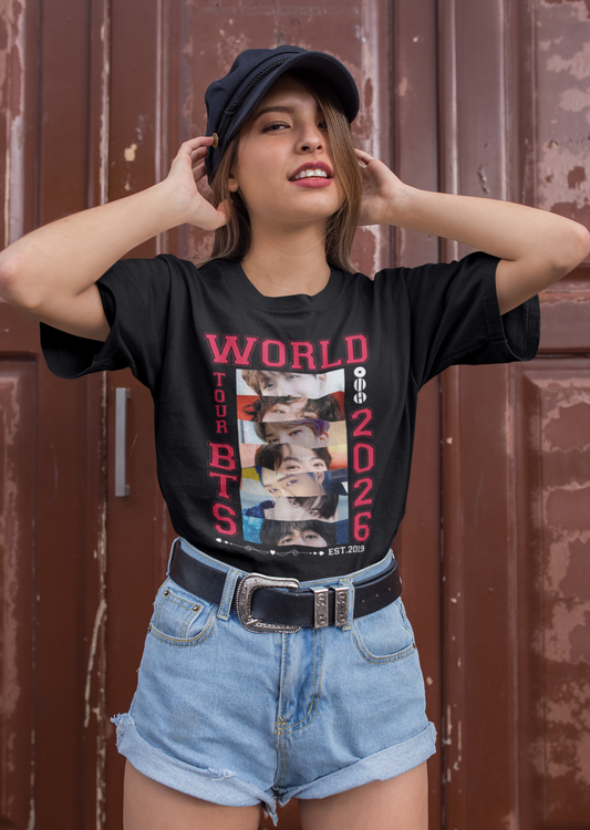 Polera BTS World tour 2026