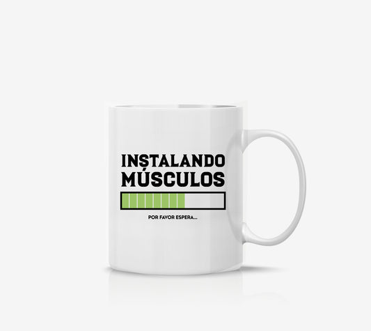 Taza Instalando Musculos