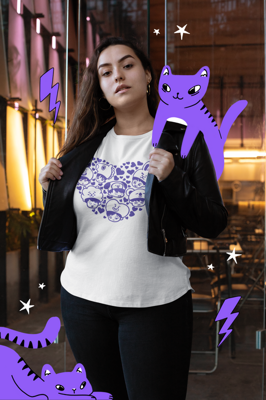 Polera BTS Corazon BT21