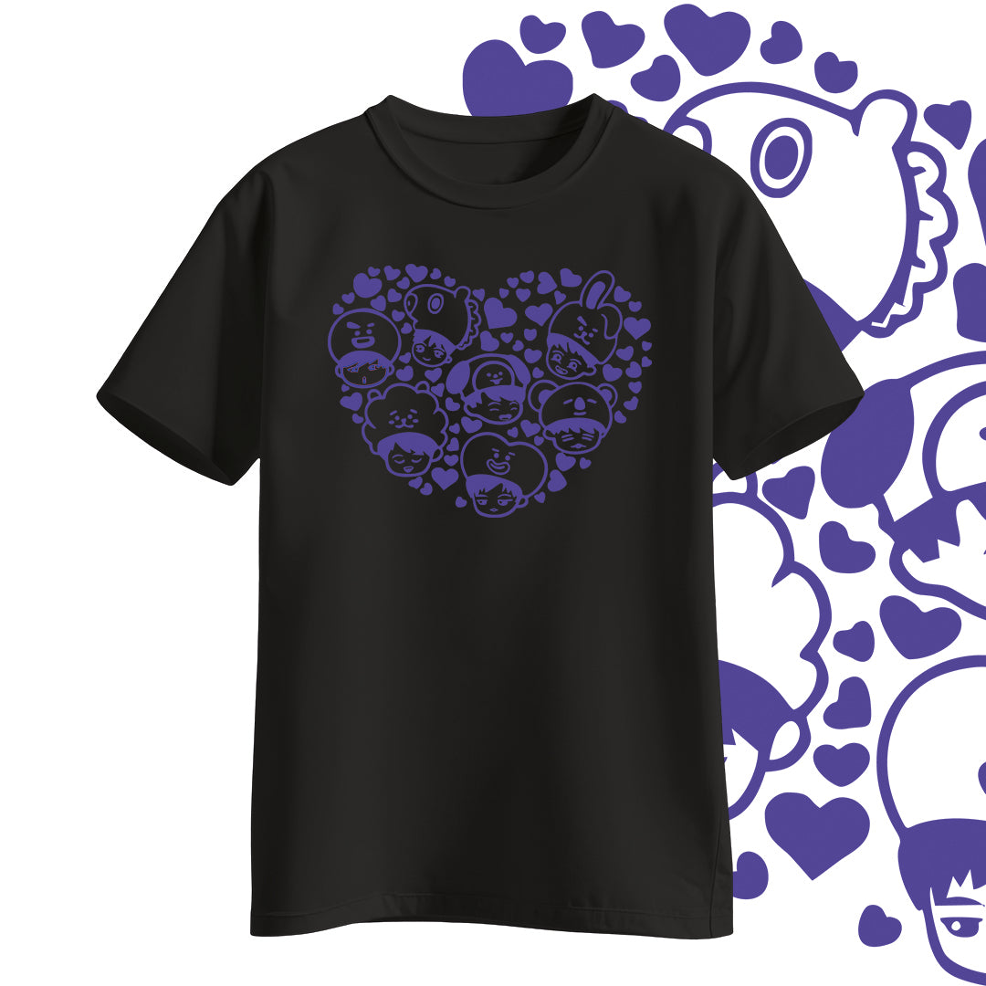 Polera BTS Corazon BT21