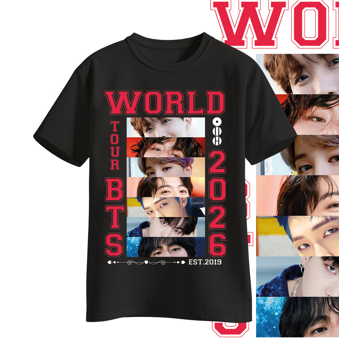 Polera BTS World tour 2026