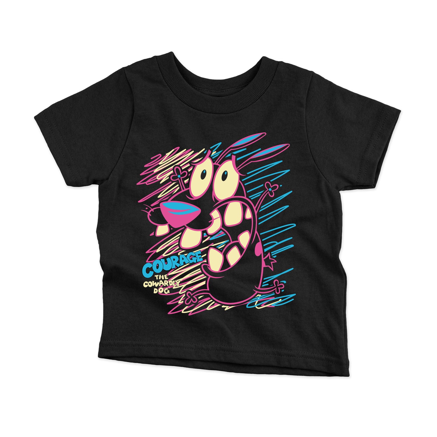 Polera Niños - coraje el perro cobarde