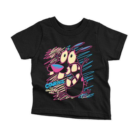 Polera Niños - coraje el perro cobarde