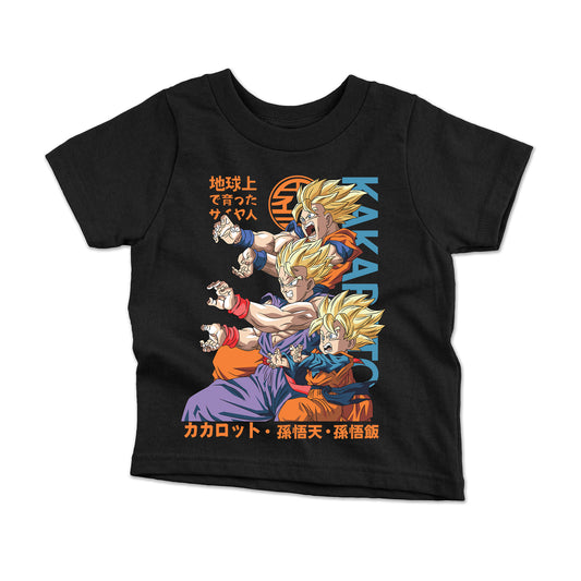 Polera Niños - Goku Gohan Goten