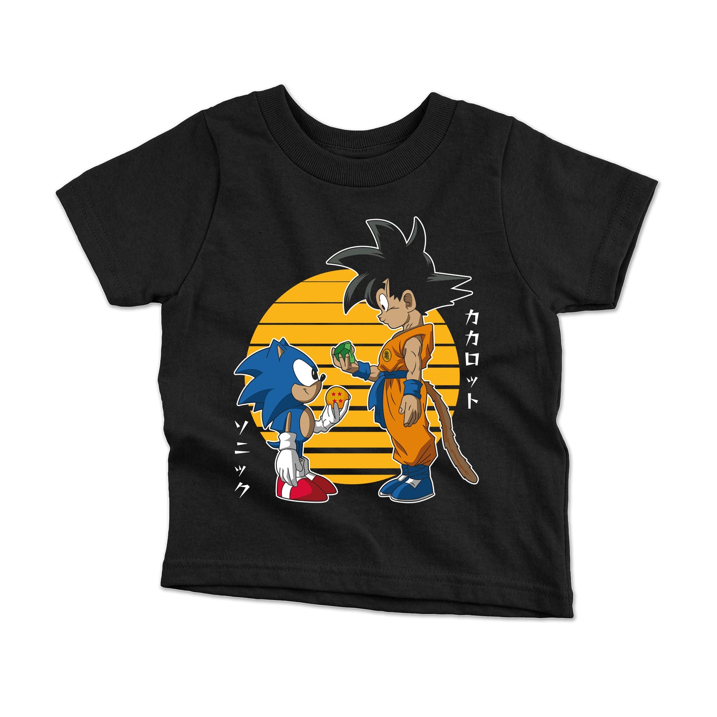 Polera Niños - Goku X Sonic