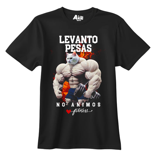 Polera Gym - Levanto Pesas No Animos