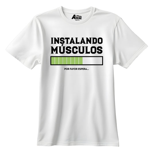 Polera Gym - Instalando Musculos