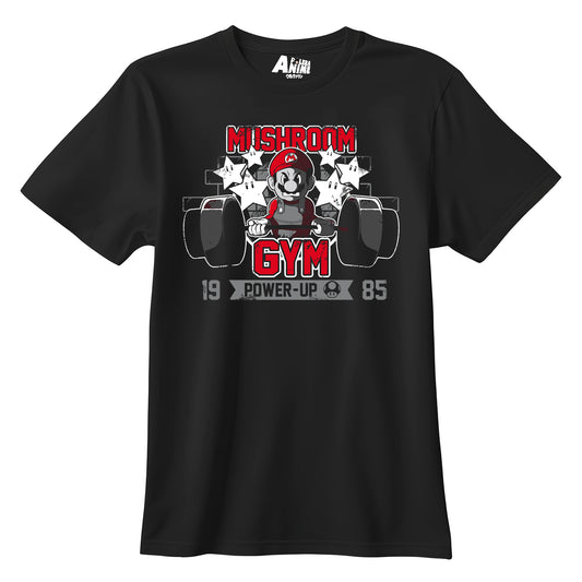 Polera Gym - Mushroom Mario Gym