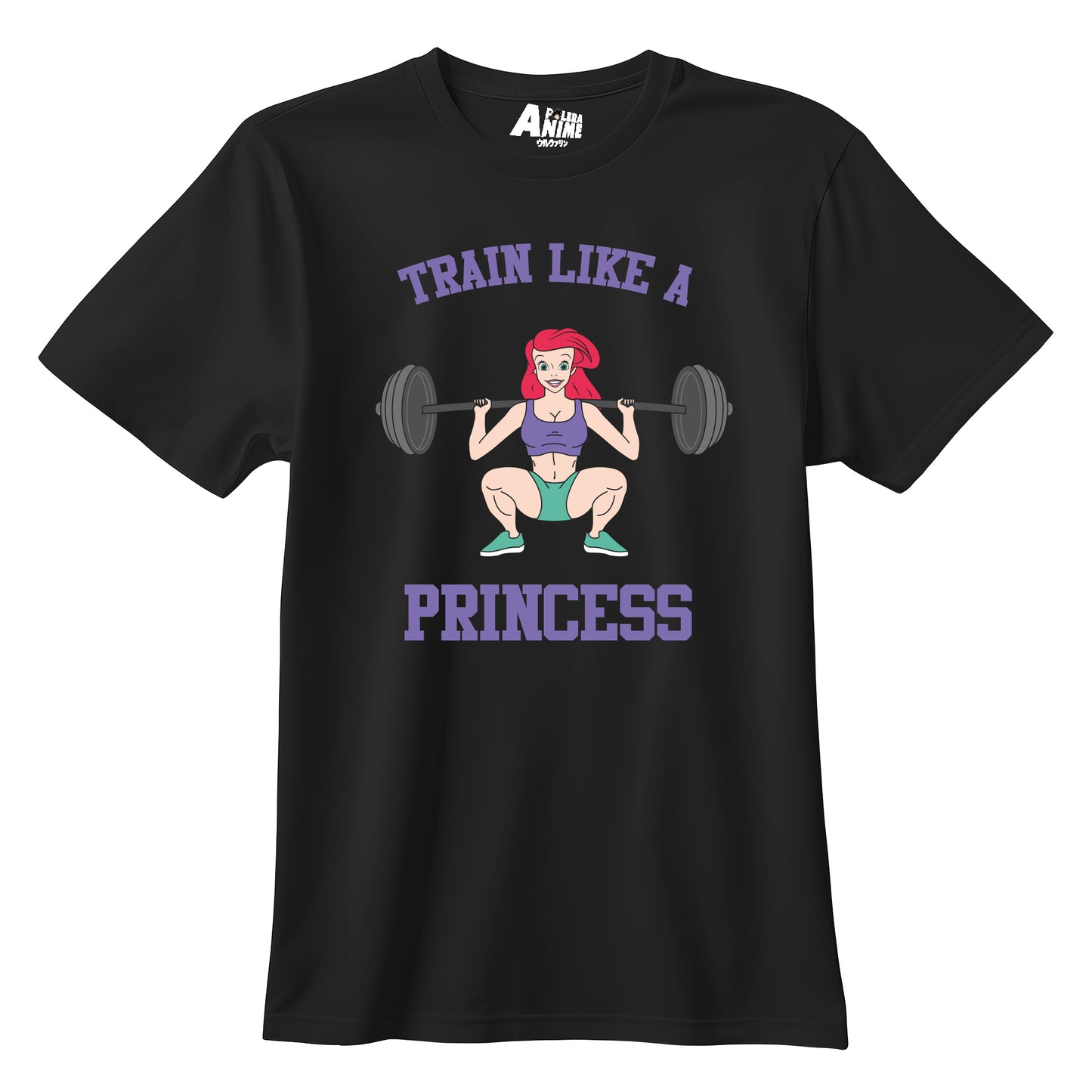Polera Gym - Train Like A Princess Ariel