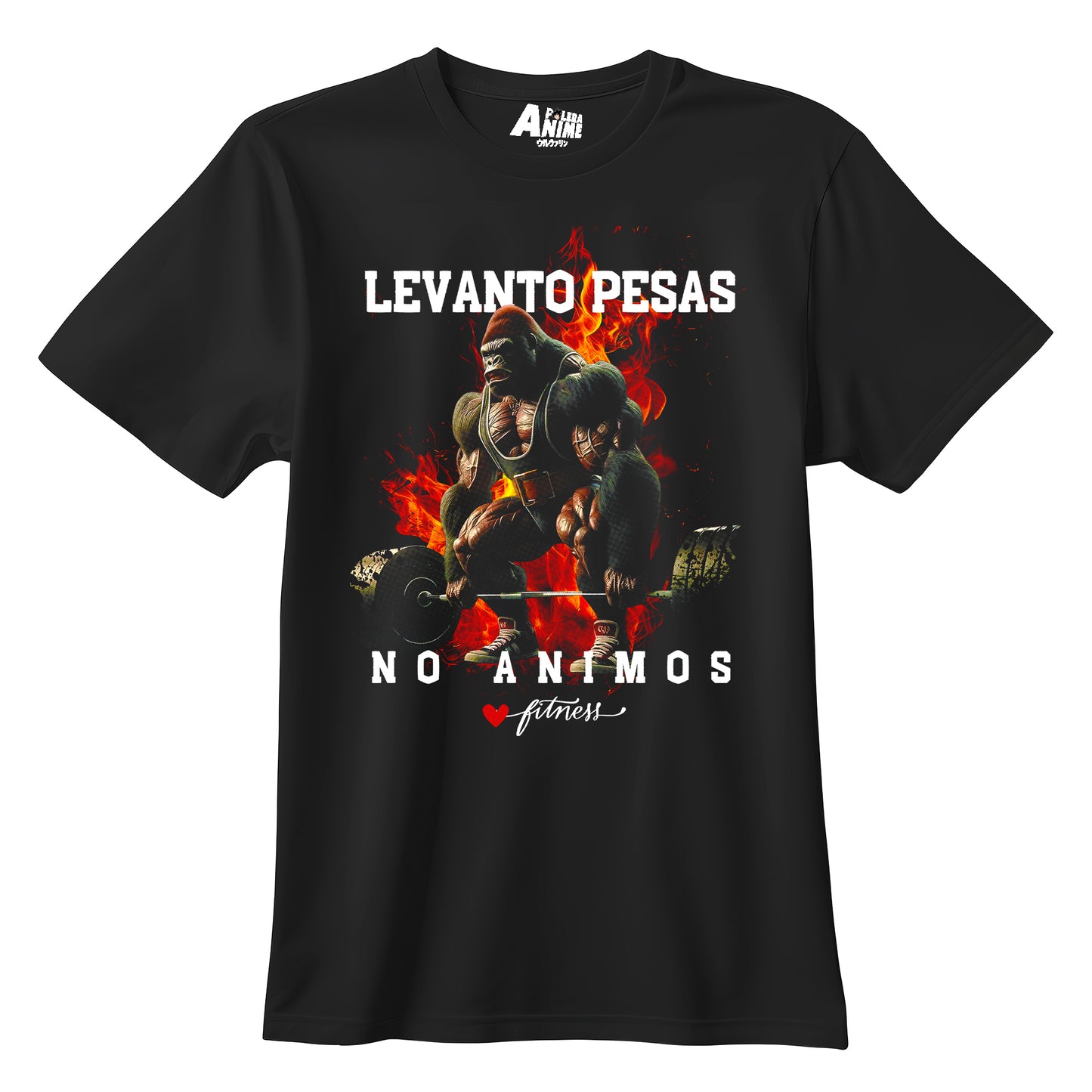 Polera Gym - Levanto Pesas No Animos